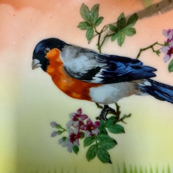 Antique PROV SXE E.S. Germany Porcelain Plate Hand Painted - Picture 5 of 7